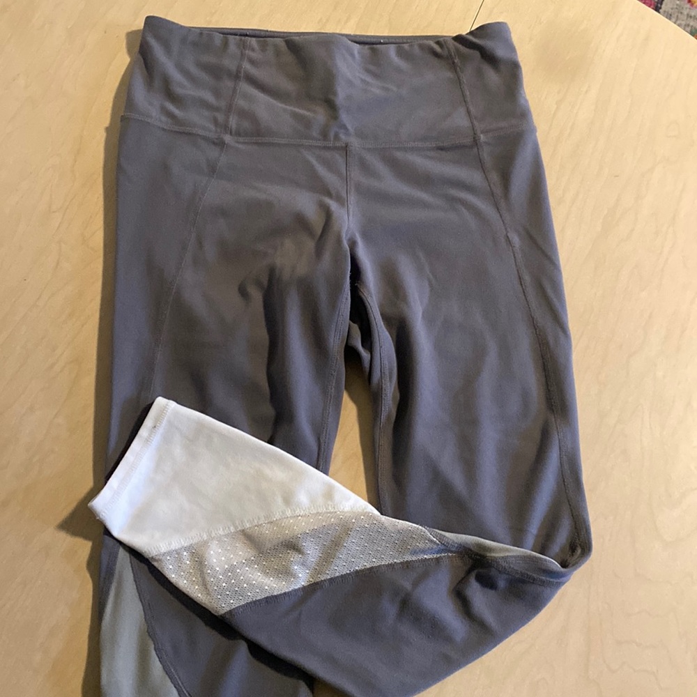 Athleta tri color block Leggings